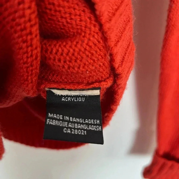 Soya Cozy orange Turtleneck Sweater size small - Picture 4 of 6